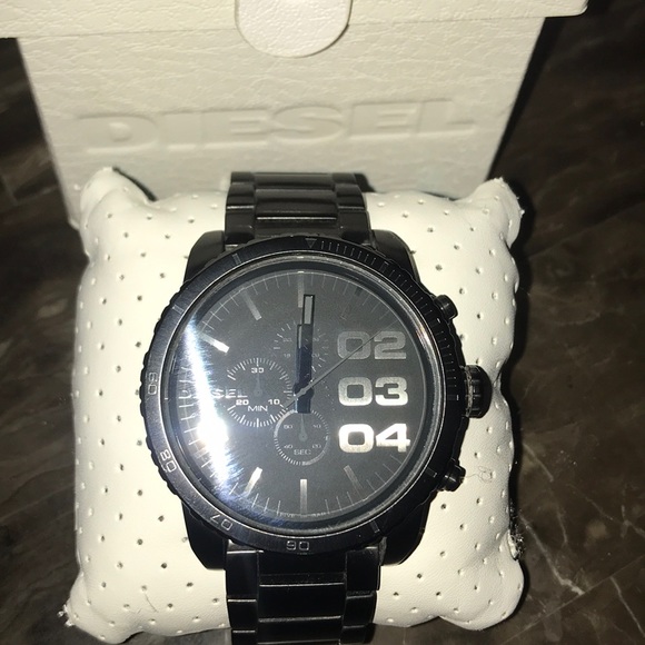 Diesel Men's Chrono Black PVD Bracelet Watch - Picture 4 of 8